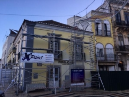 Empreitada de Reabilitação e Repintura Interior e Exterior da Agência Fidelidade em Faro.